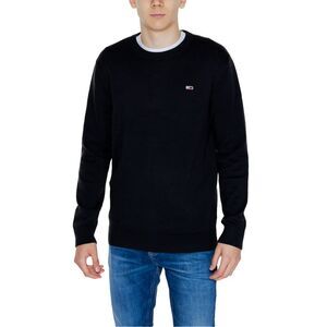 Tommy Hilfiger Jeans Crew Neck Sweater Classic Fit Men black Sweaters & Knitwear